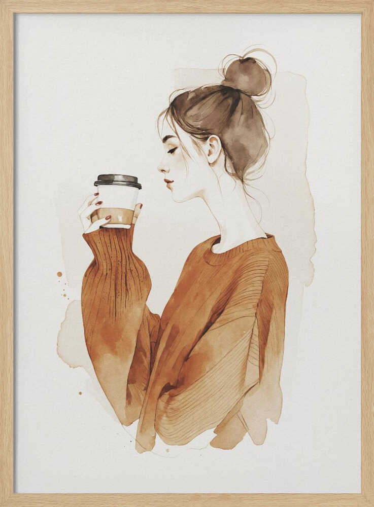 Cozy Coffee Girl