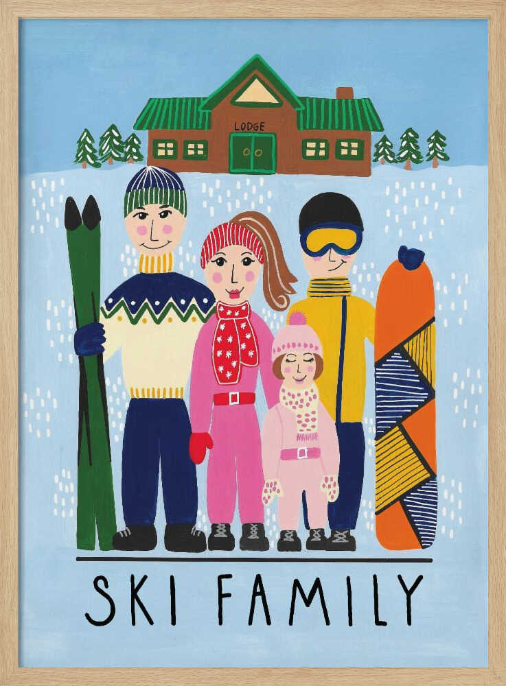Happy Ski Family