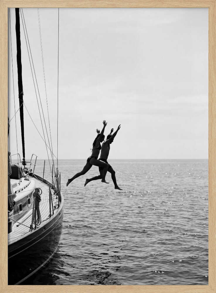 Jumping From a Boat
