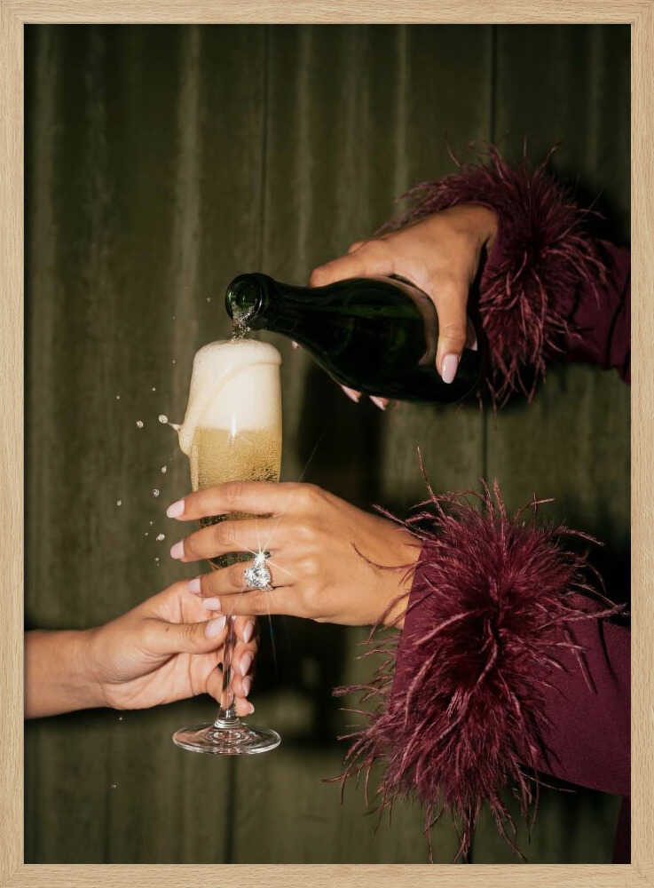 Pouring Champagne Celebration