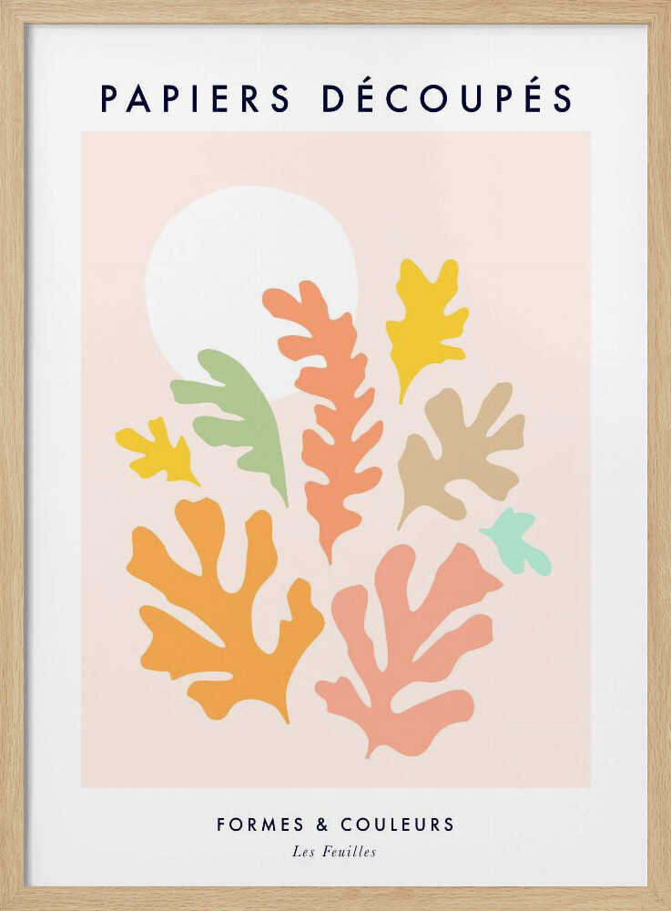 Colorful Cutout Leaves
