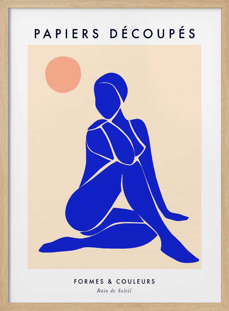Blue Serene Figure