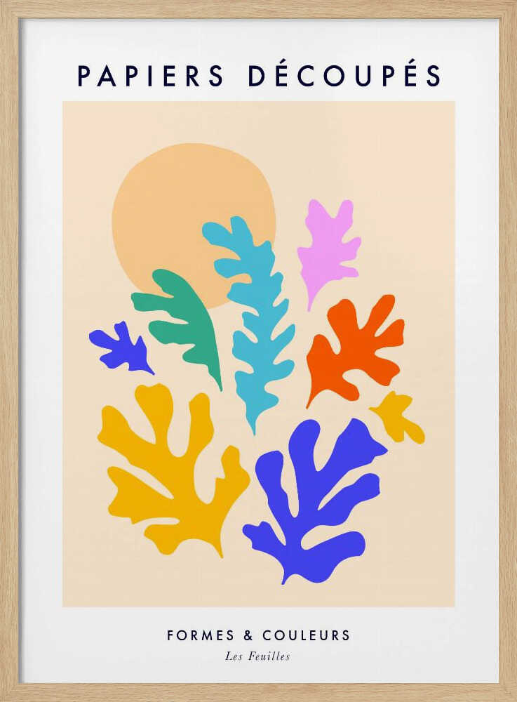 Colorful Cutout Leaves