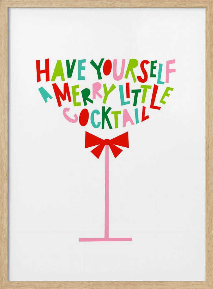 Merry Little Cocktail Glass