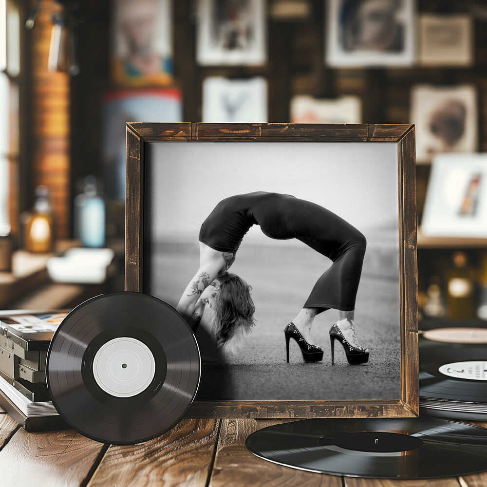 Elegant Backbend in Heels