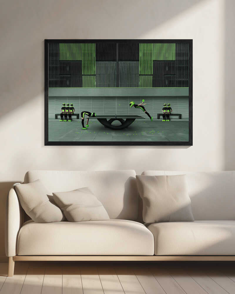 Futuristic Ping Pong Game