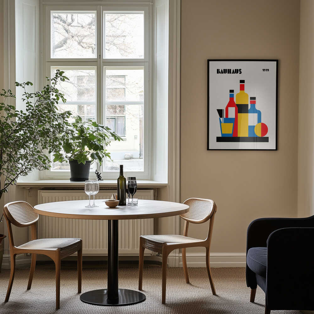 Bauhaus Geometric Still Life