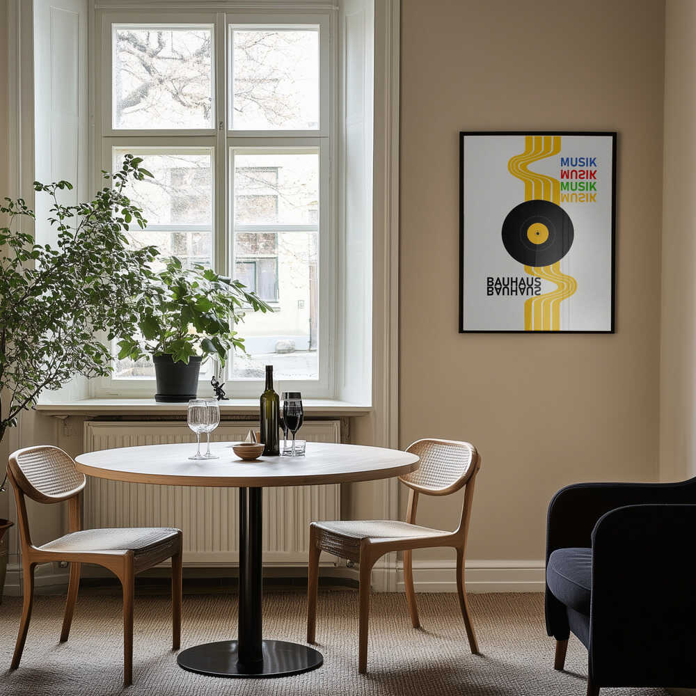 Bauhaus Music Vinyl Design