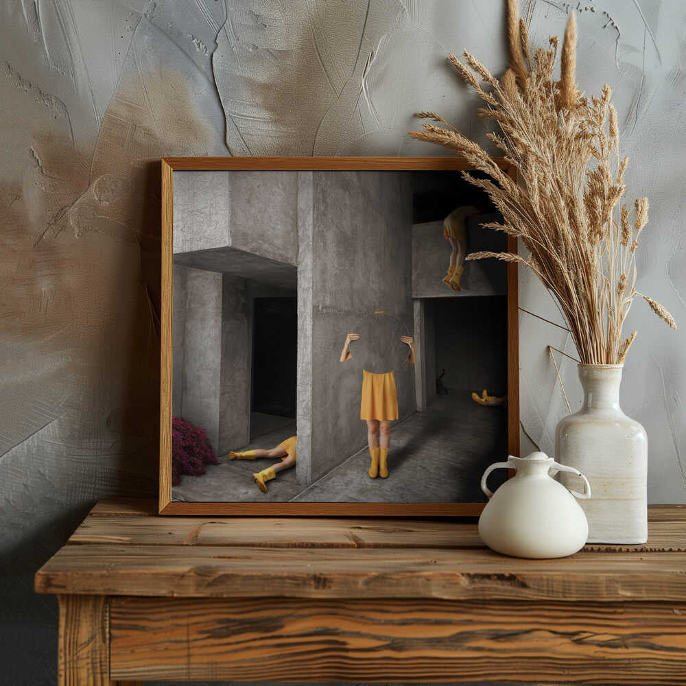 Surreal Yellow Figures