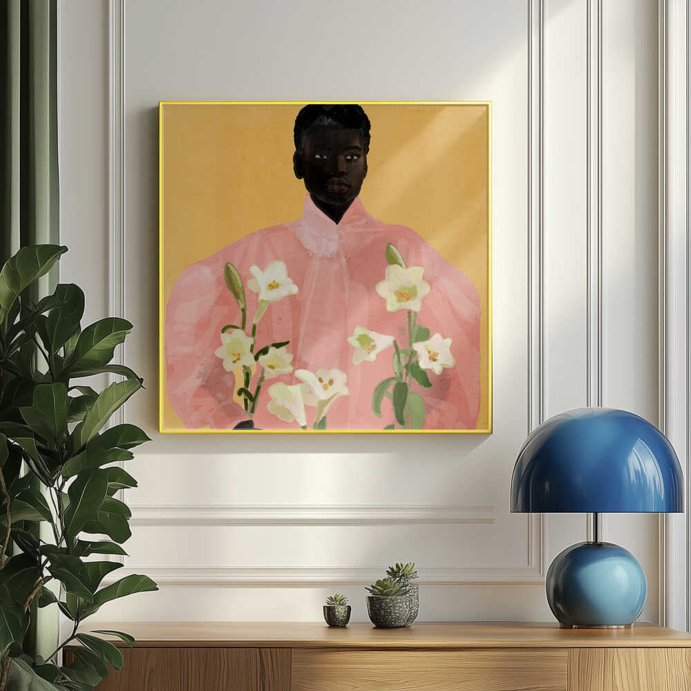 Portätt.Pink Lily