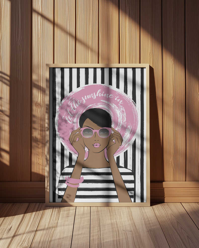 Pink Sunglasses Girl