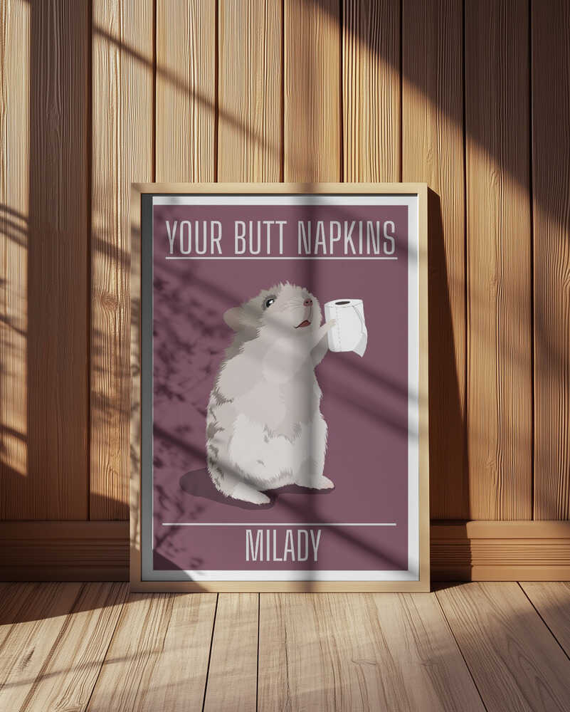 Funny Hamster Toilet Paper