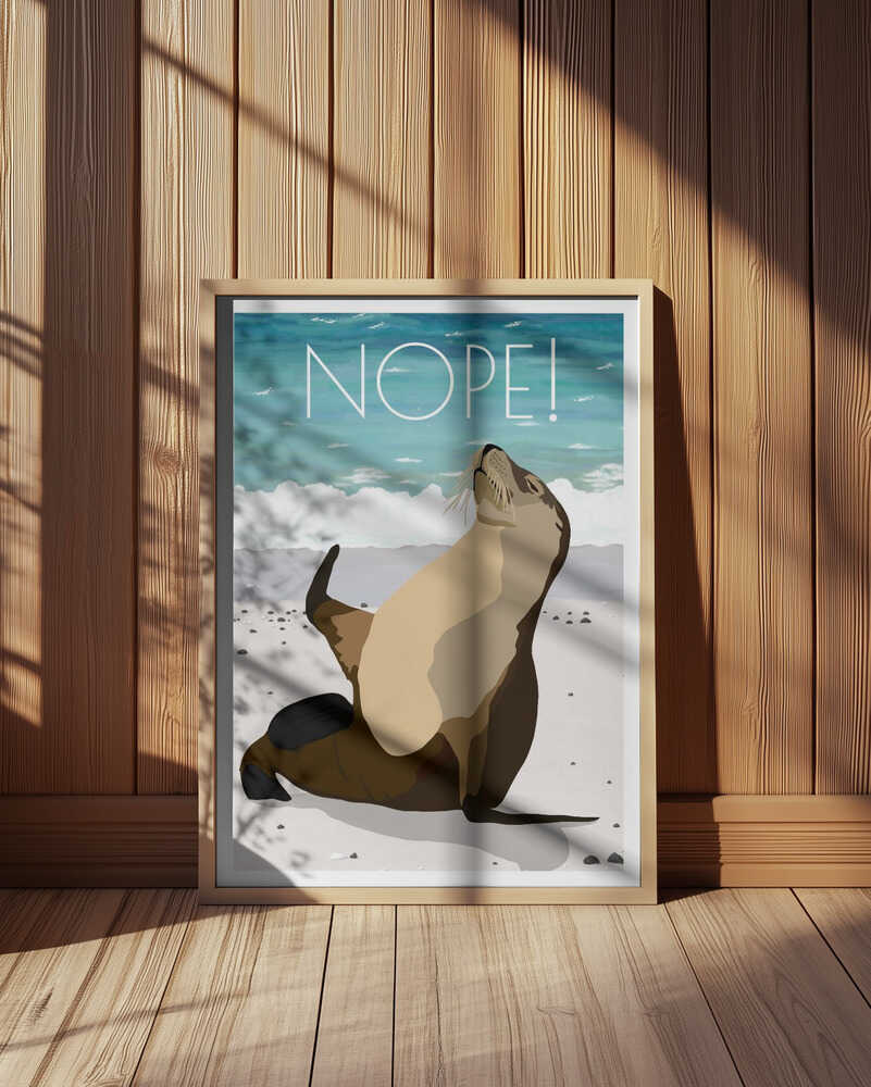 Nope! Beach Sea Lion