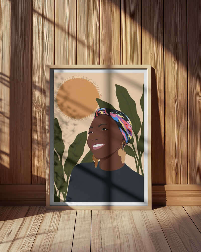 Radiant African Woman