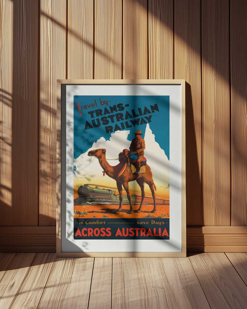 Trans Australian Railway Poster