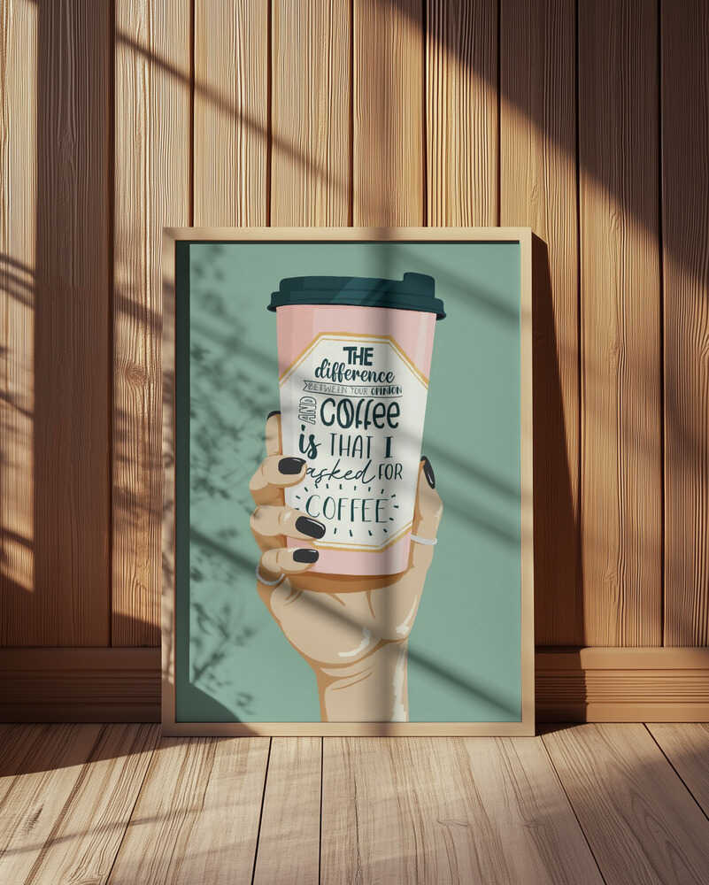 Sassy Coffee Cup Hand
