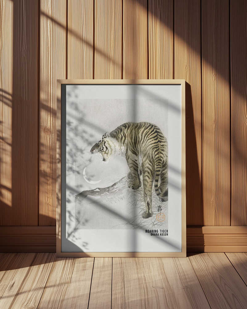 Roaring Tiger Art Poster