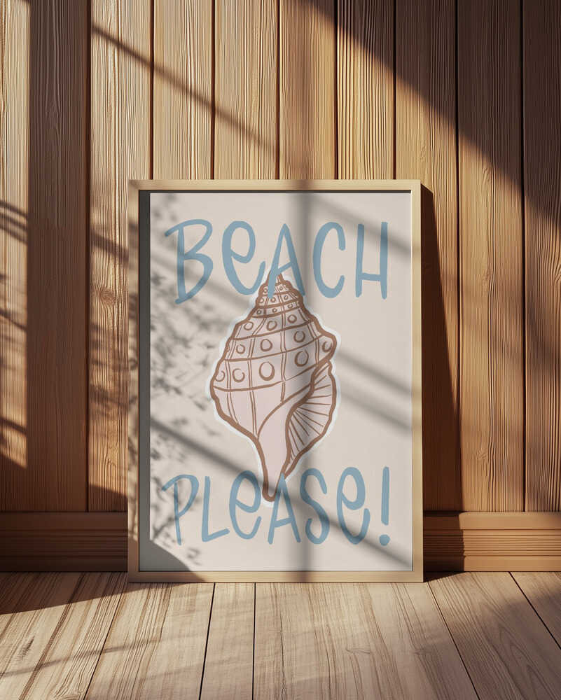 Beach Please Conch Shell