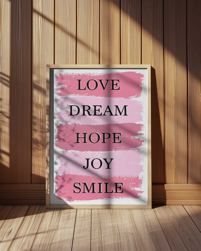 Pink Inspirational Words