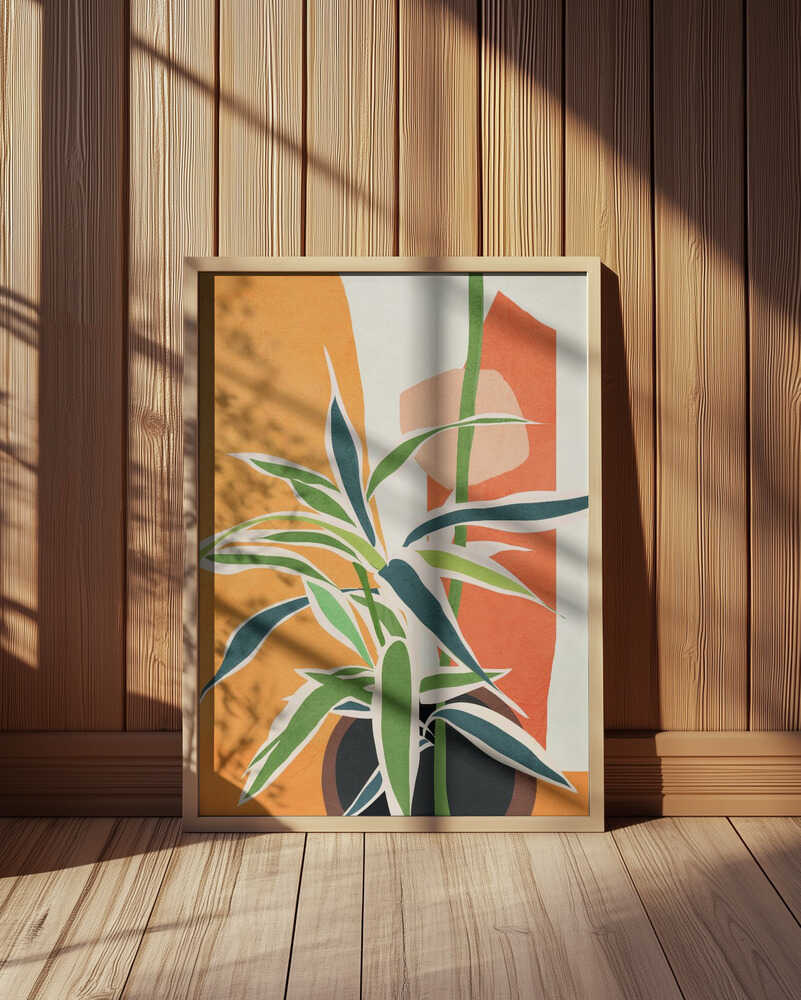 Warm Botanical Abstract