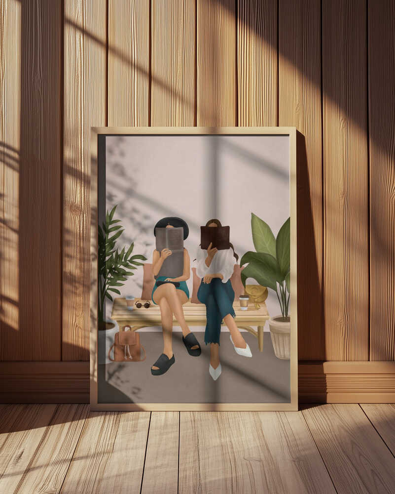 Friends Reading Books