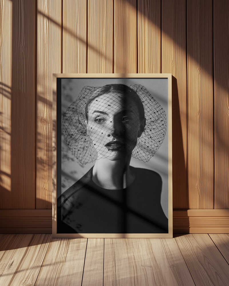 Elegant Veiled Gaze
