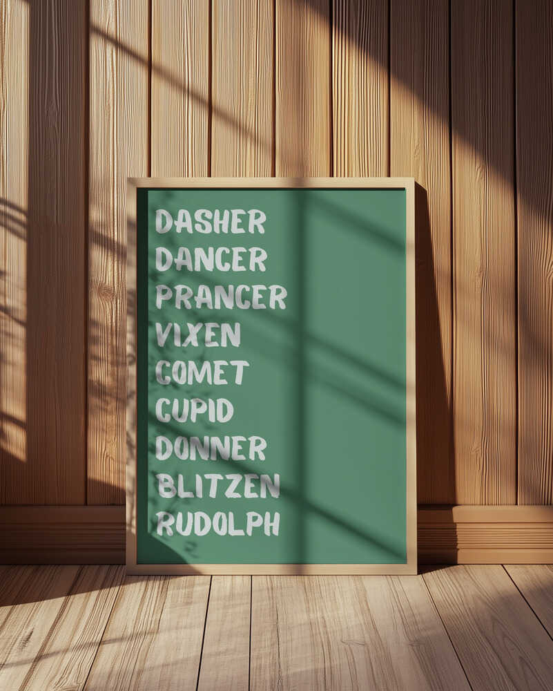 Reindeer Names - Green