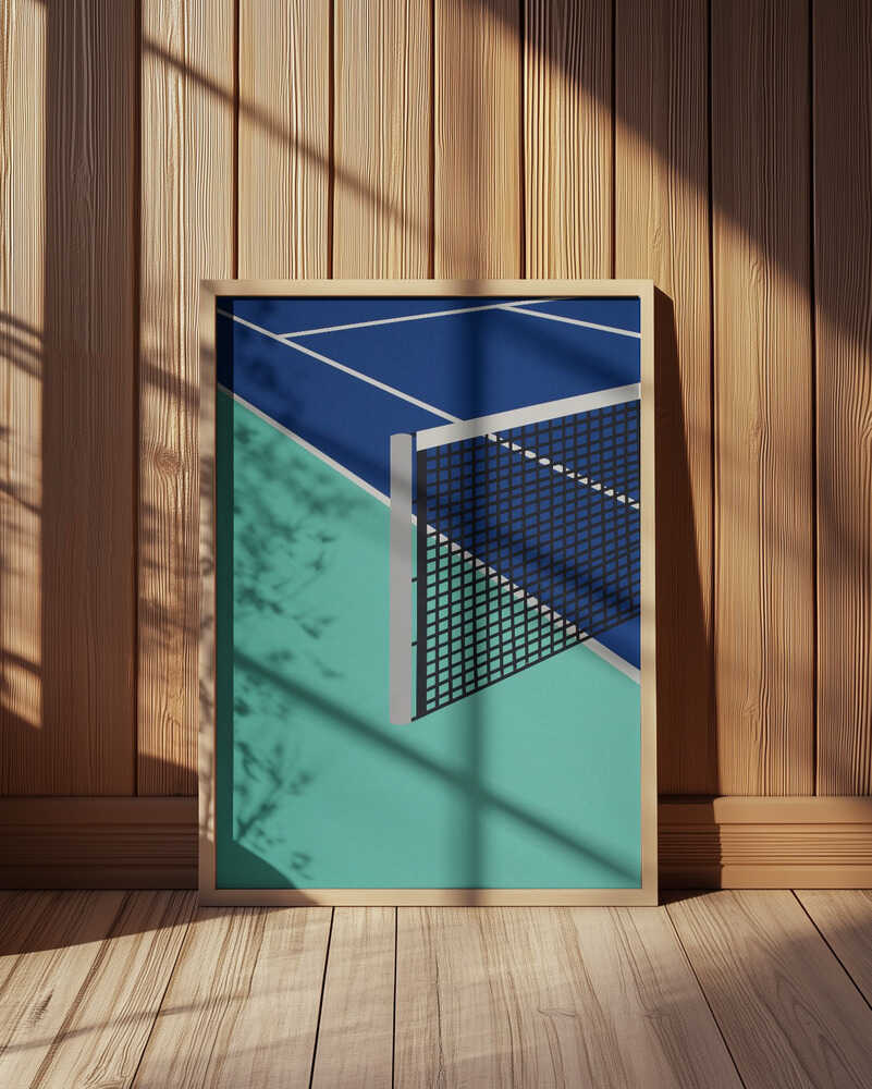 Blue Tennis Court