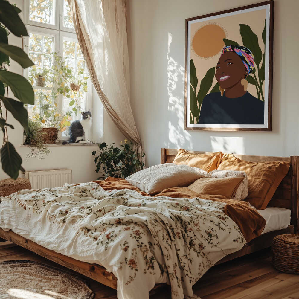 Radiant African Woman