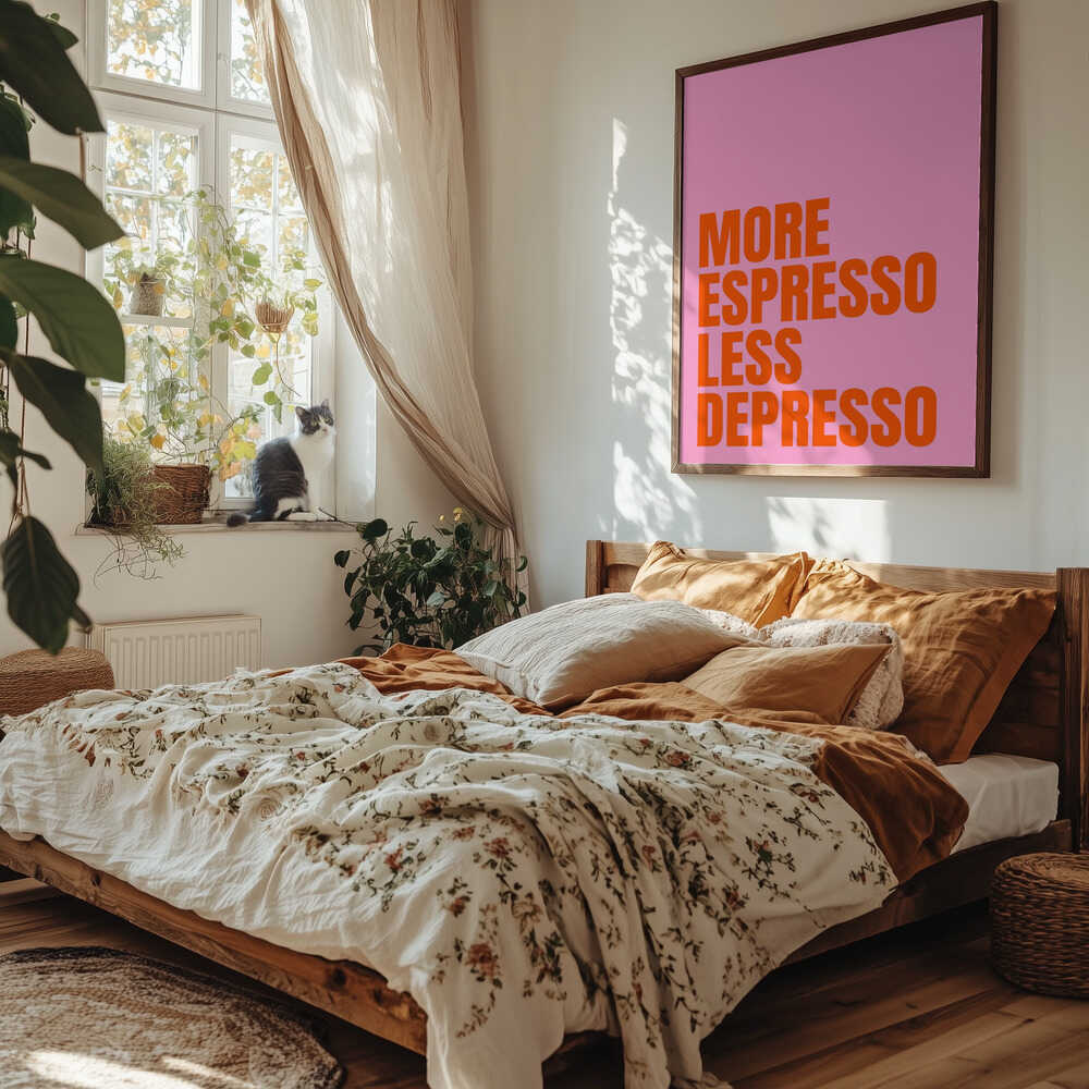 Caffeine Vibes. More Espresso Less Depresso
