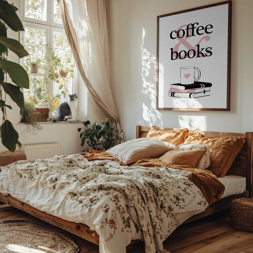Coffee Books Heart
