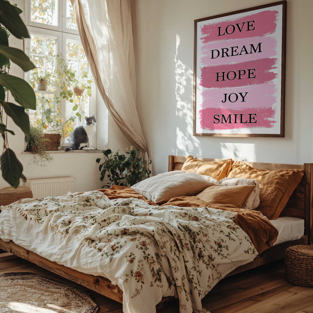 Pink Inspirational Words