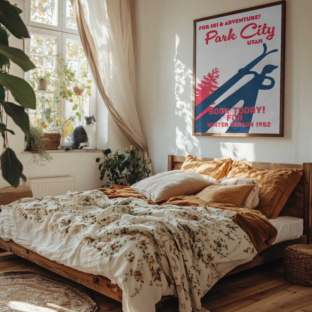 Park City – vintage skidaffisch