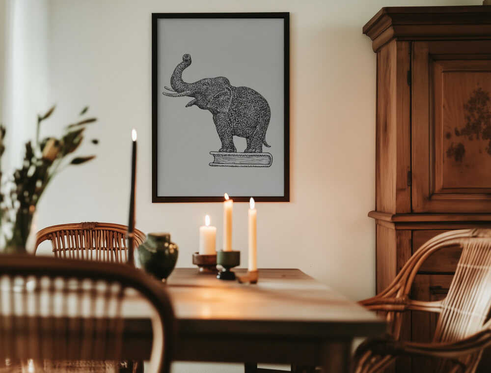 Elephant On a Book (1935 1936)