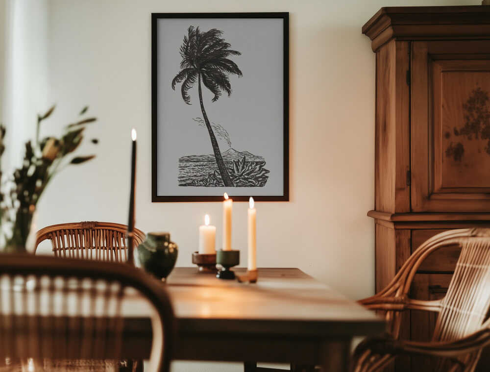 Palm Tree With an Island (ca. 1891–1941)