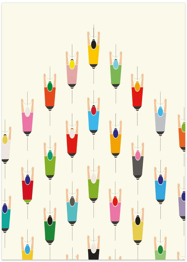 Colorful Cycling