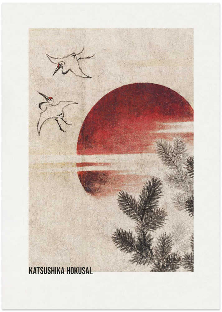 Birds and Sunset, From Album of Sketches (1814)