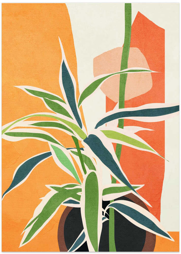 Warm Botanical Abstract