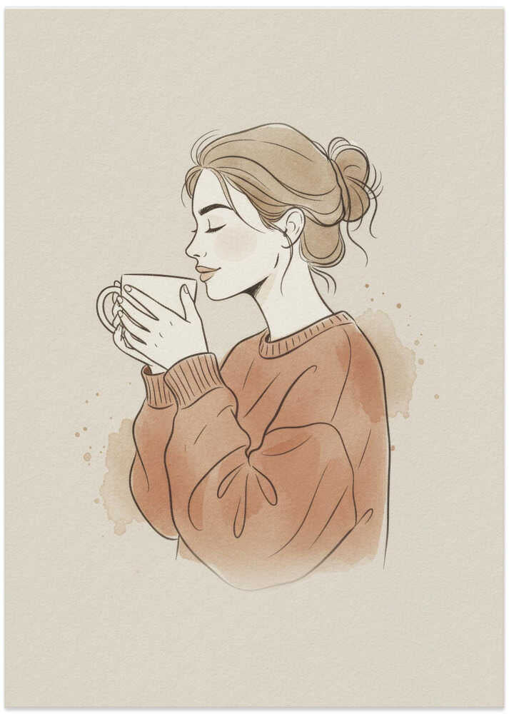 The First Sip of My Morning Coffee