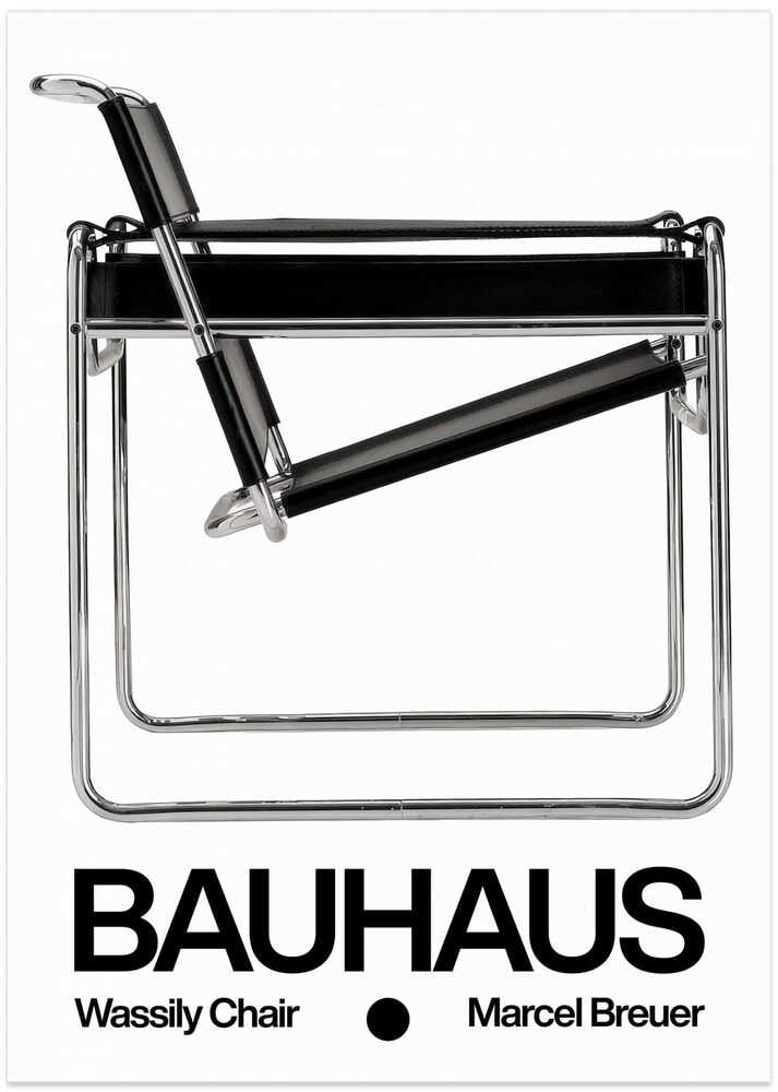 Bauhaus Wassily Chair Poster | Marcel Breuer Print