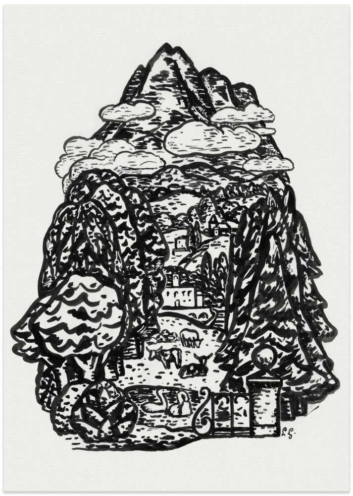 Mountain Landscape (ca. 1891–1941)