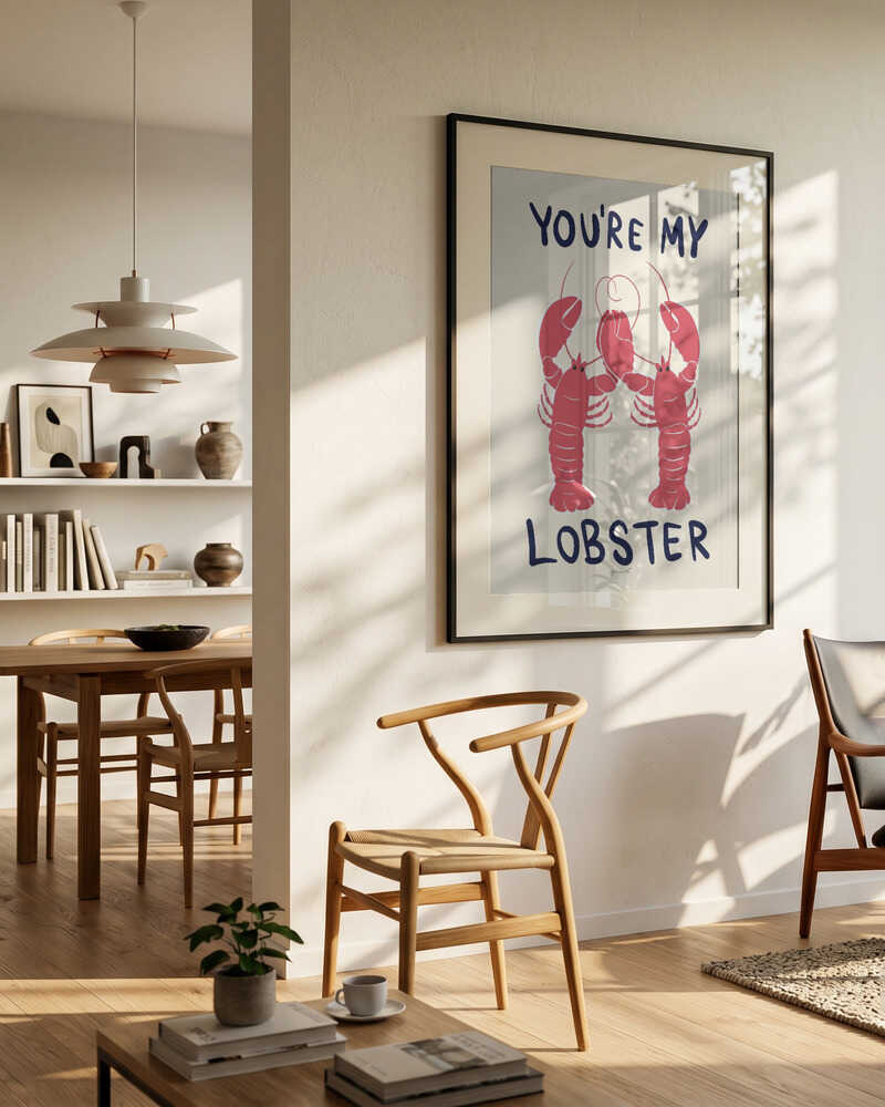 Romantic Lobster. You're My Lobster