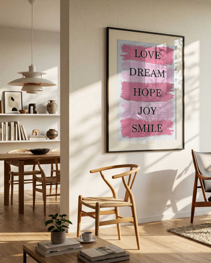 Pink Inspirational Words