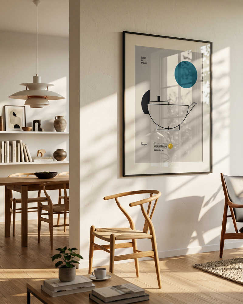 Sleek Bauhaus Teapot