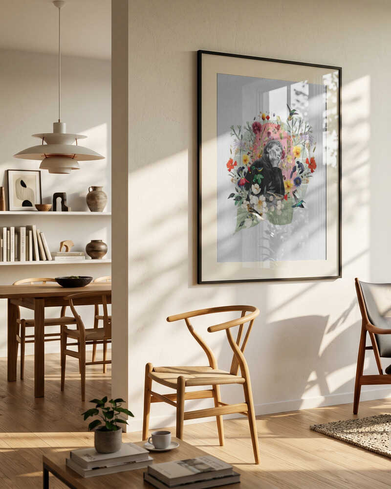 Dreamy Floral Reflection