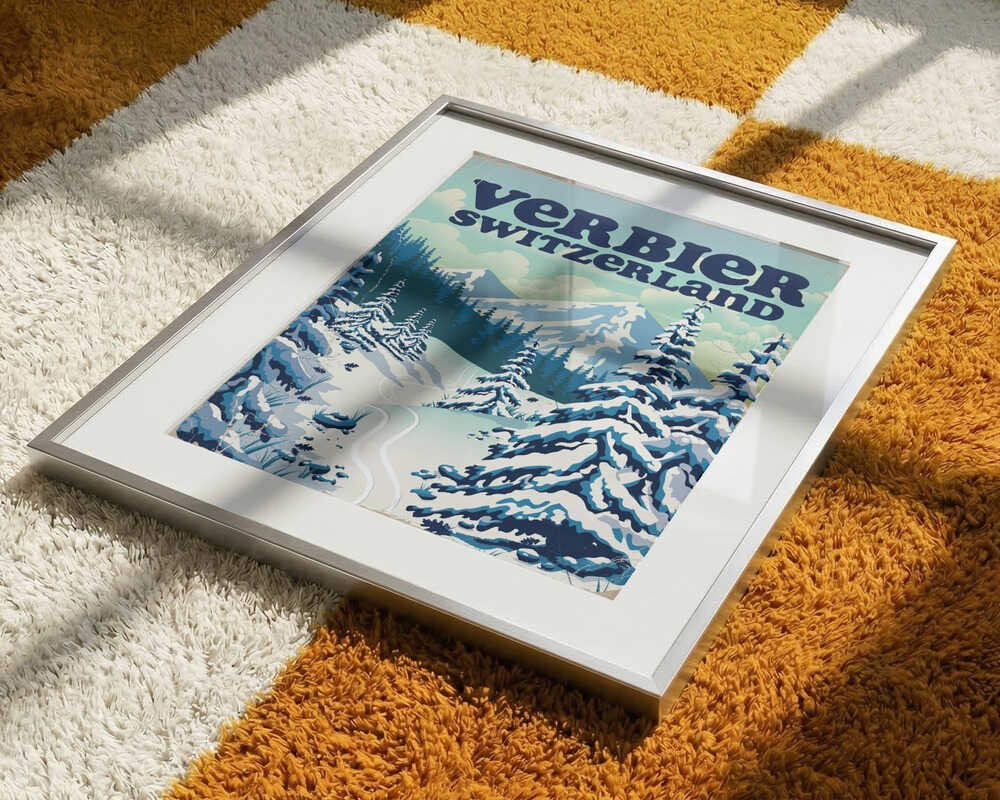 Verbier Mountain Ski Slopes