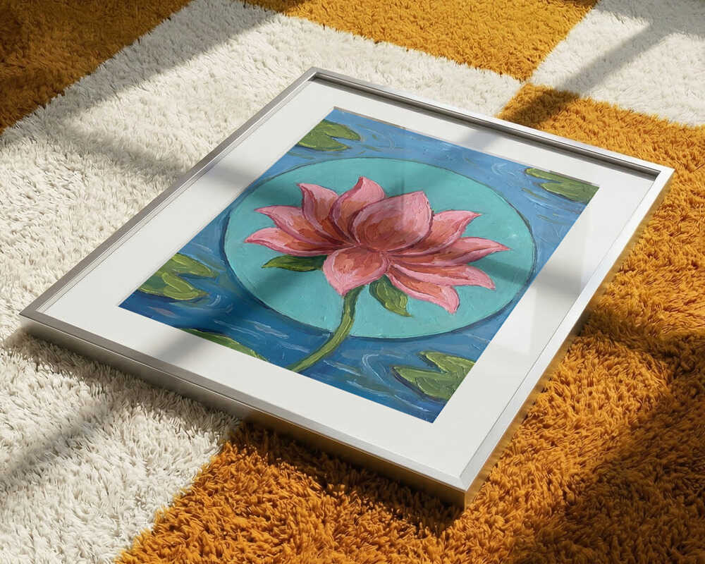 Peaceful Pink Lotus