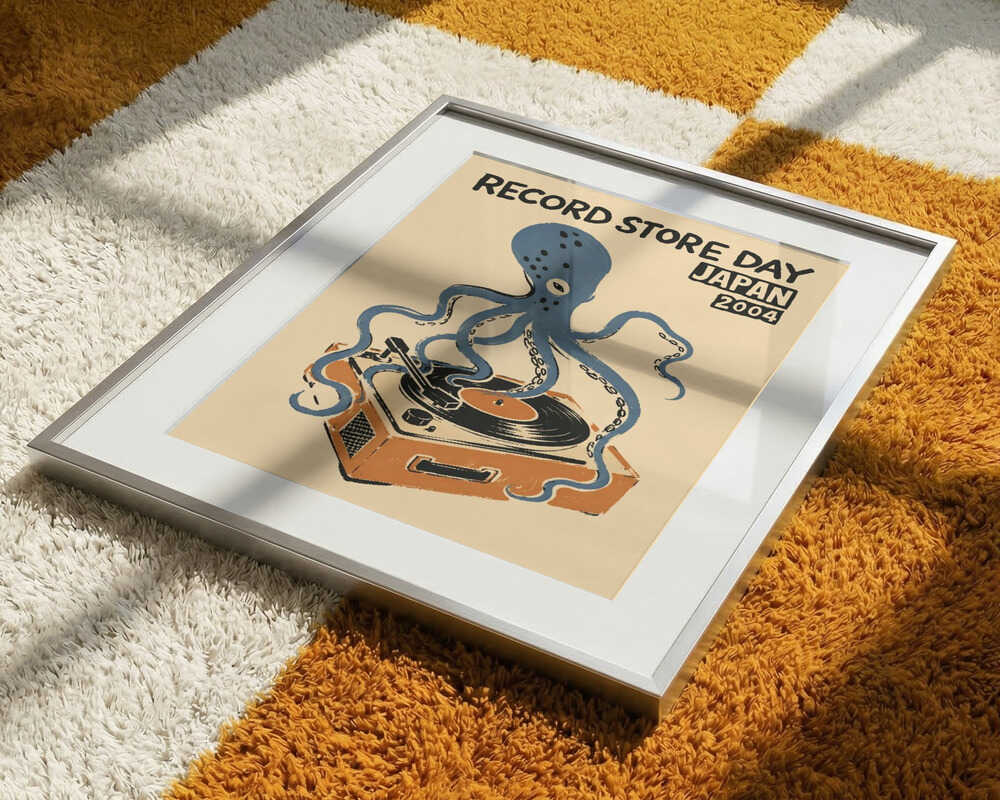Retro Octopus DJ
