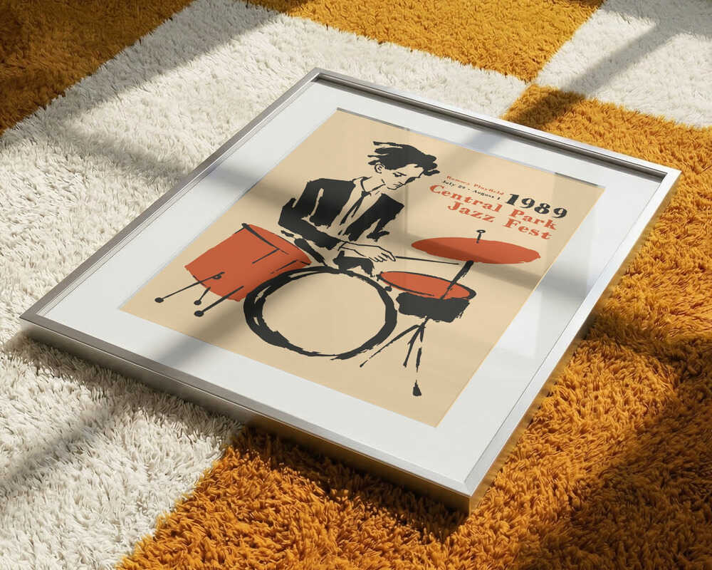 Vintage Jazz Drummer