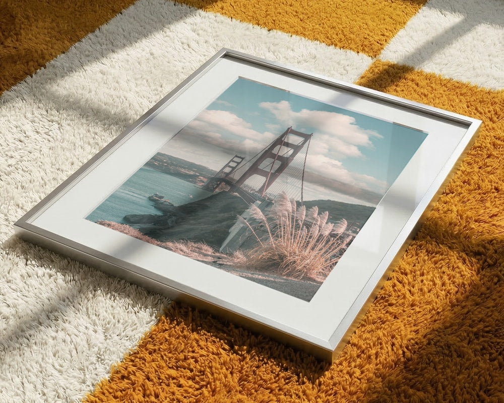 SAN FRANCISCO Idyllic Golden Gate Bridge - urban vintage style